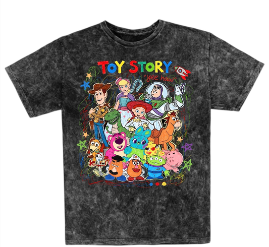 Toy story crayon effect