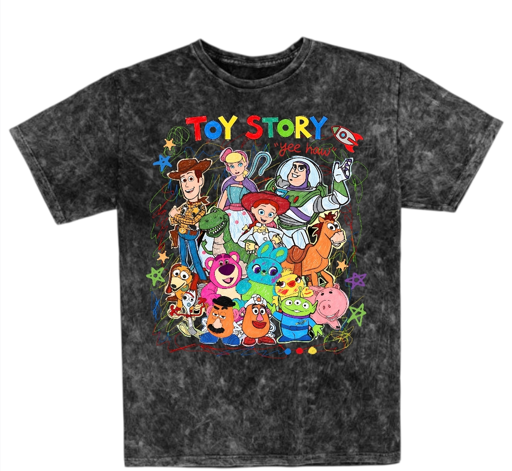 Toy story crayon effect